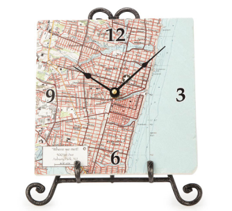 Personalized Map Clock